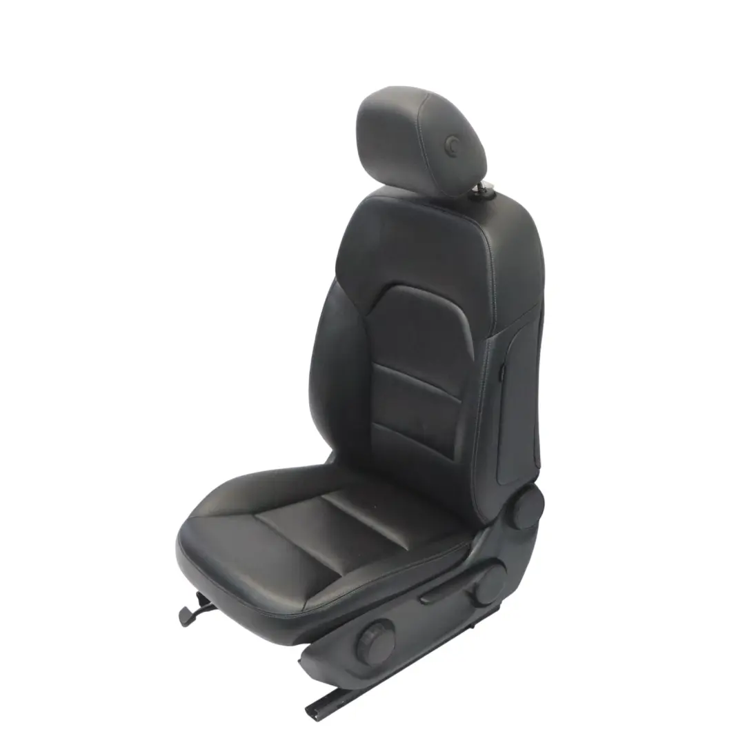 Siège avant gauche Intérieur simili cuir noir pour Mercedes W176 à propos du numéro de pièce A2469105702 Mercedes W176 Siège avant gauche Intérieur simili cuir noir - SKU A2469105702-4 - Numéro de pièce A2469105702