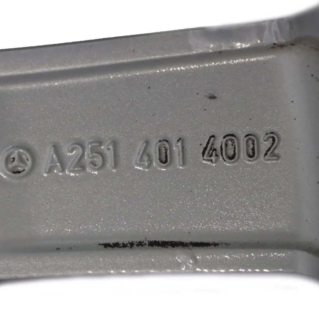 Cerchio in lega argento 20" 5 doppie razze ET:60 8,5J per Mercedes W251 con numero di parte A2514014002 Mercedes W251 Cerchio in lega argento 20" 5 doppie razze ET:60 8,5J - SKU A2514014002-2 - Numero di parte A2514014002