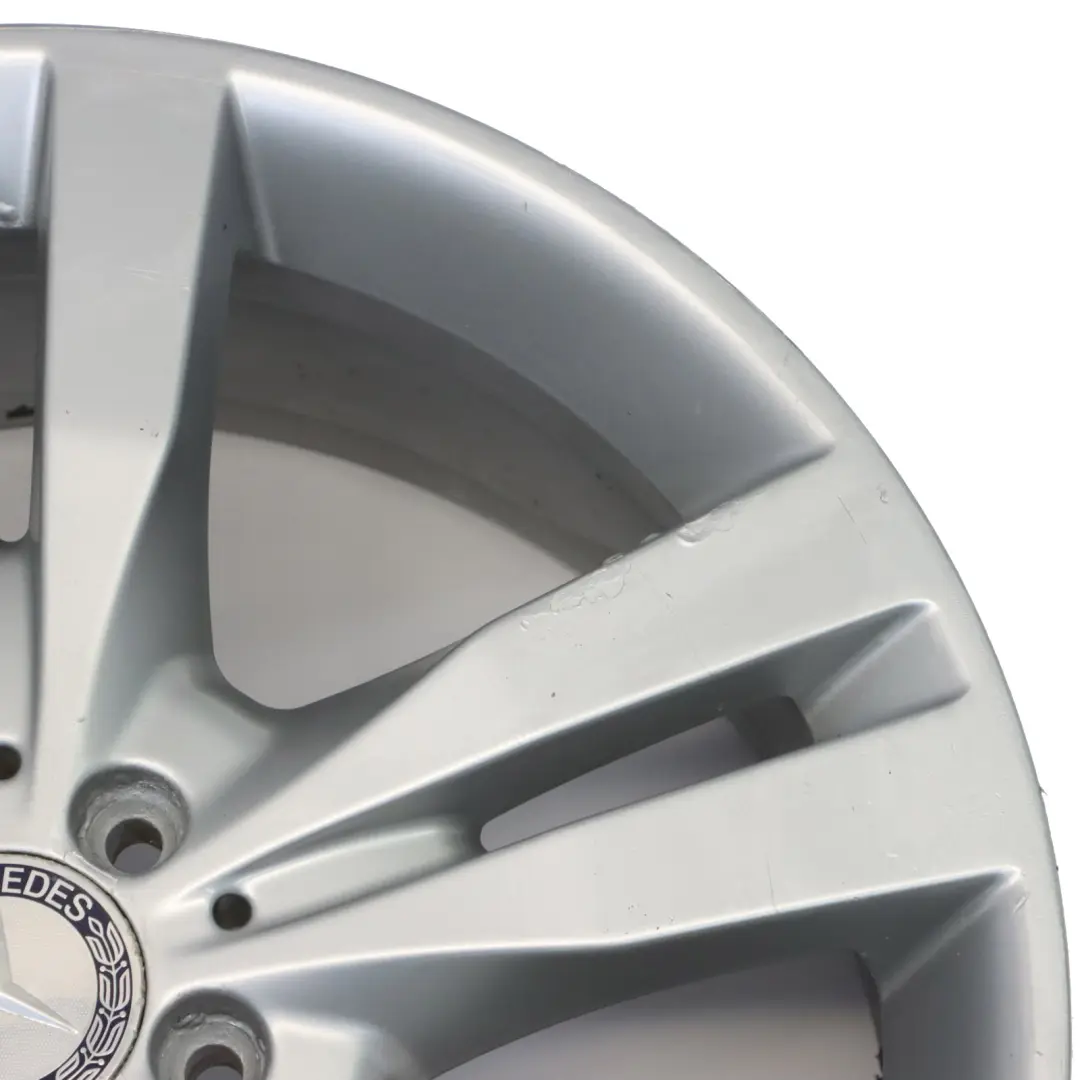 Cerchio in lega argento 20" 5 doppie razze ET:60 8,5J per Mercedes W251 con numero di parte A2514014002 Mercedes W251 Cerchio in lega argento 20" 5 doppie razze ET:60 8,5J - SKU A2514014002-2 - Numero di parte A2514014002