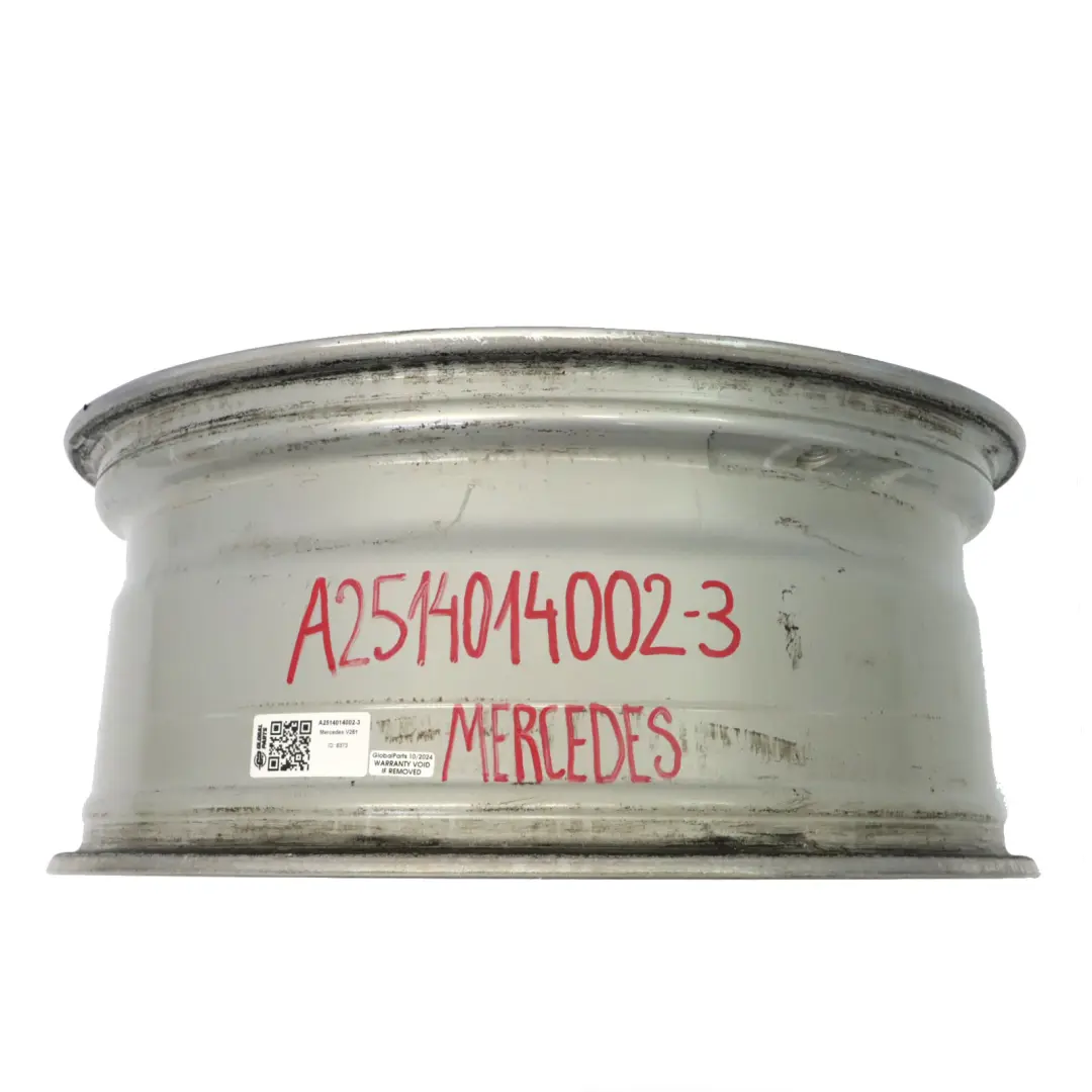 Cerchio in lega argento 20" 5 doppie razze ET:60 8,5J per Mercedes W251 con numero di parte A2514014002 Mercedes W251 Cerchio in lega argento 20" 5 doppie razze ET:60 8,5J - SKU A2514014002-3 - Numero di parte A2514014002