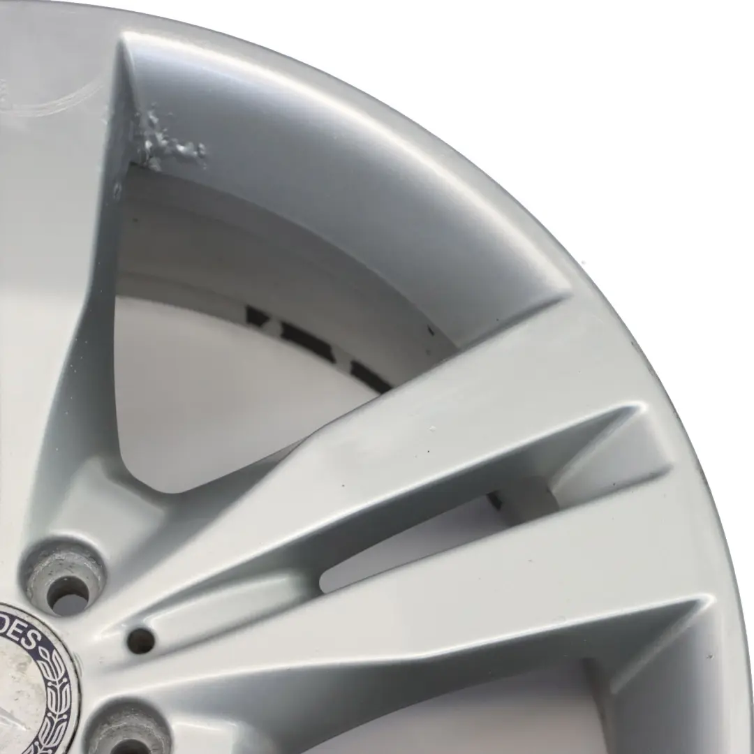 Cerchio in lega argento 20" 5 doppie razze ET:60 8,5J per Mercedes W251 con numero di parte A2514014002 Mercedes W251 Cerchio in lega argento 20" 5 doppie razze ET:60 8,5J - SKU A2514014002-3 - Numero di parte A2514014002