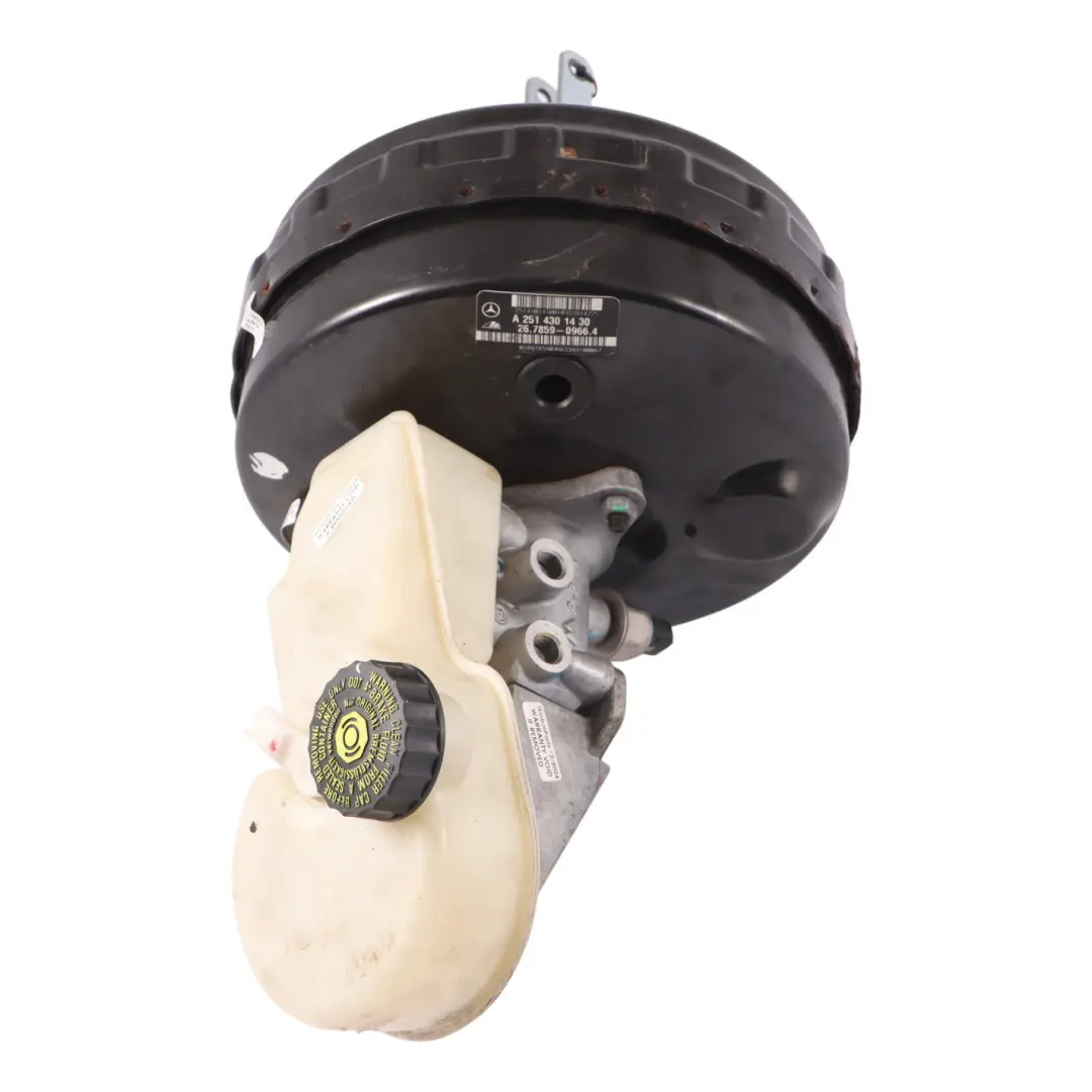 Brake Servo Booster Master Cylinder to Mercedes V251 with Part number A2514301430 Mercedes V251 Brake Servo Booster Master Cylinder - SKU A2514301430 - Part number A2514301430