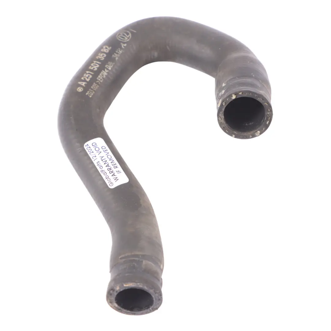 Mercedes W251 motore acqua refrigerante tubo flessibile linea Diesel - SKU A2515013582 - Numero di parte A2515013582