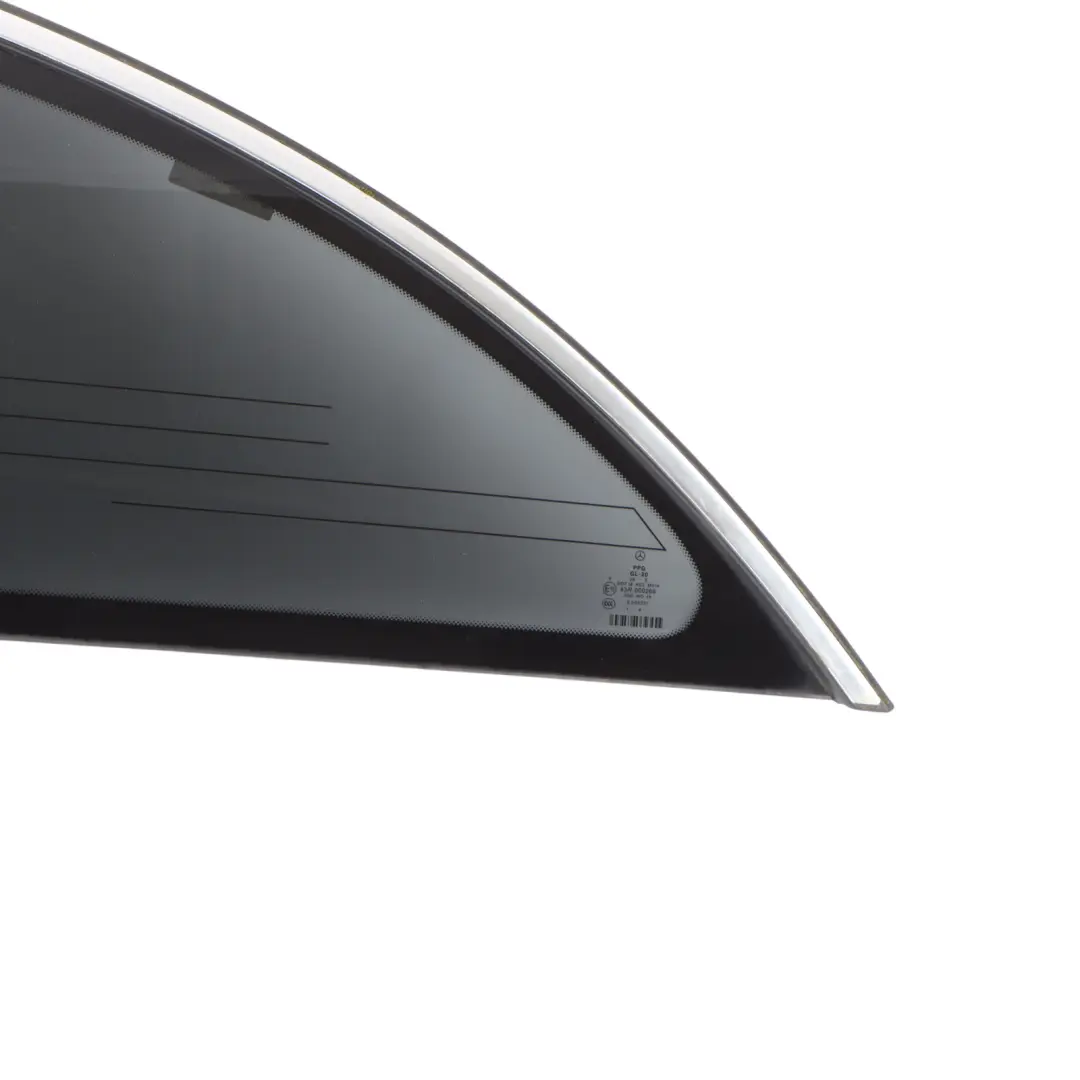 Window Glass Rear Left N/S Quarter AS3 Glazing to Mercedes W251 with Part number A2516703150 Mercedes W251 Window Glass Rear Left N/S Quarter AS3 Glazing - SKU A2516703150 - Part number A2516703150