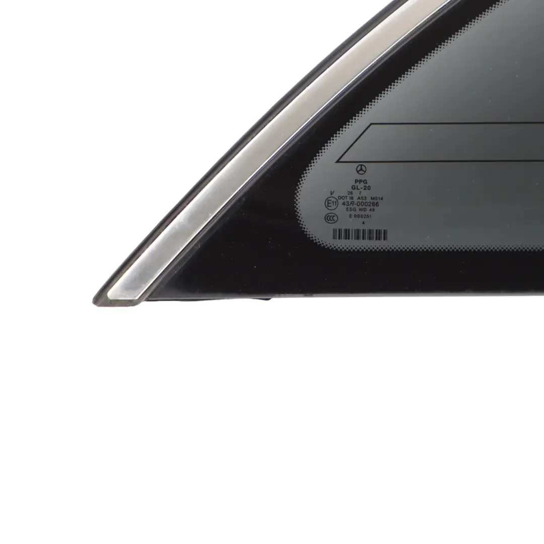Vitre Glace Arrière Droit AS3 pour Mercedes W251 à propos du numéro de pièce A2516703250 Mercedes W251 Vitre Glace Arrière Droit AS3 - SKU A2516703250 - Numéro de pièce A2516703250