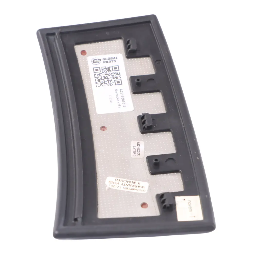 Mercedes V251 Vassoio centrale console Coprire pannello coperchio - SKU A2516805317 - Numero di parte A2516805317