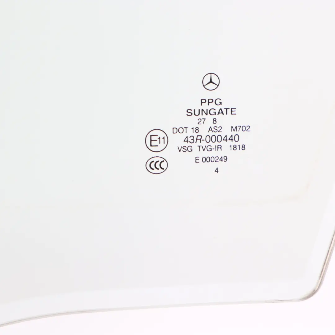 Cristal Puerta Delantera Izquierda AS2 Acristalamiento para Mercedes W251 con número de pieza A2517200318 Mercedes W251 Cristal Puerta Delantera Izquierda AS2 Acristalamiento - SKU A2517200318 - Número de pieza A2517200318