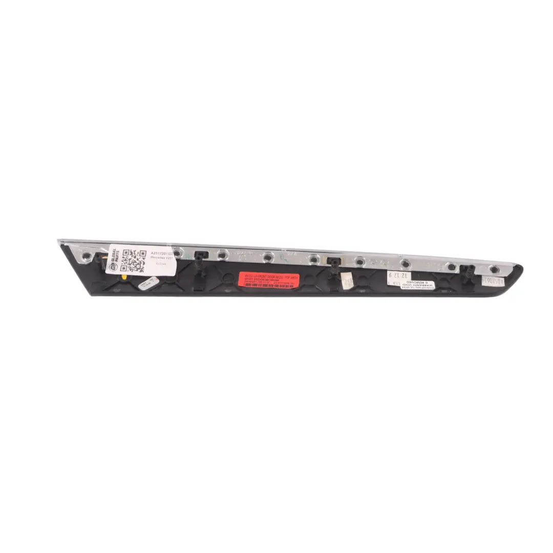 Front Door Card Trim Strip Panel Left N/S Mercedes V251 - SKU A2517201322 - Part number A2517201322