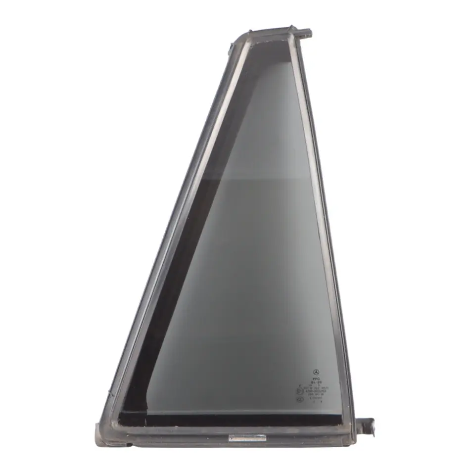 Quarter Glass Door Rear Right O/S Window AS3 Triangle to Mercedes W251 with Part number A2517300455 Mercedes W251 Quarter Glass Door Rear Right O/S Window AS3 Triangle - SKU A2517300455 - Part number A2517300455