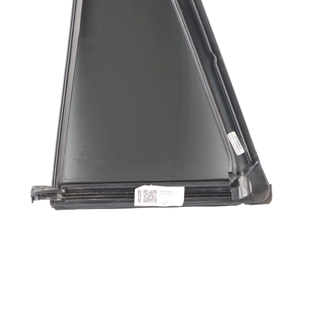 Quarter Glass Door Rear Right O/S Window AS3 Triangle to Mercedes W251 with Part number A2517300455 Mercedes W251 Quarter Glass Door Rear Right O/S Window AS3 Triangle - SKU A2517300455 - Part number A2517300455