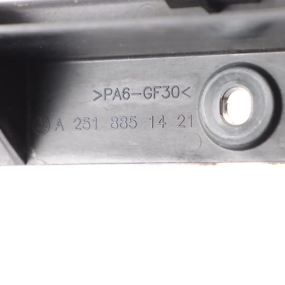 Bumper Bracket Mount Center Carrier Holder to Mercedes V251 Rear with Part number A2518851421 Mercedes V251 Rear Bumper Bracket Mount Center Carrier Holder - SKU A2518851421 - Part number A2518851421