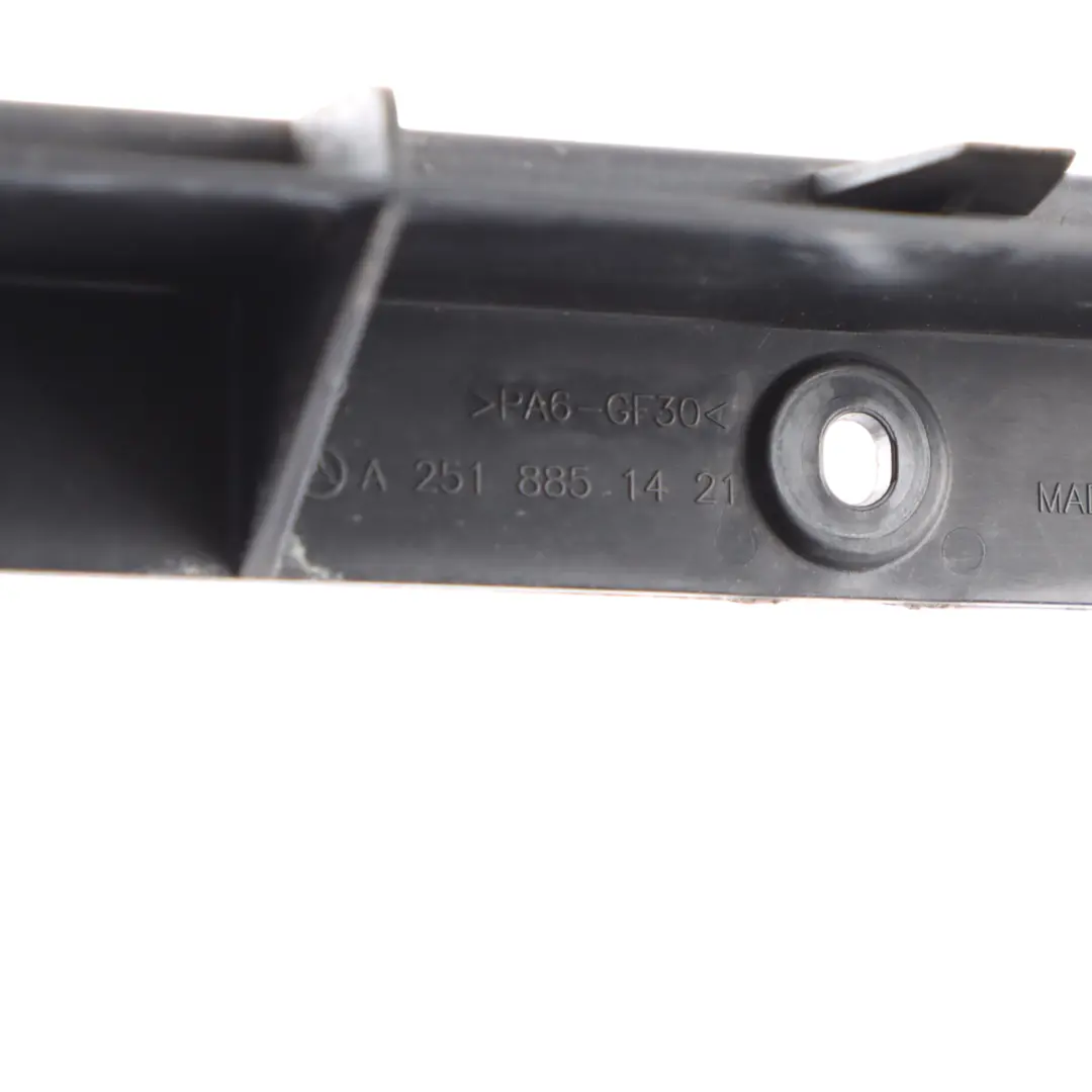 Bumper Bracket Mount Center Carrier Holder to Mercedes V251 Rear with Part number A2518851421 Mercedes V251 Rear Bumper Bracket Mount Center Carrier Holder - SKU A2518851421 - Part number A2518851421