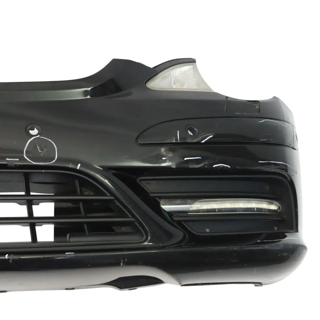 Front Bumper Trim Panel Obsidian Black Metallic - 197 to Mercedes V251 with Part number A2518854725 Mercedes V251 Front Bumper Trim Panel Obsidian Black Metallic - 197 - SKU A2518854725-OB - Part number A2518854725