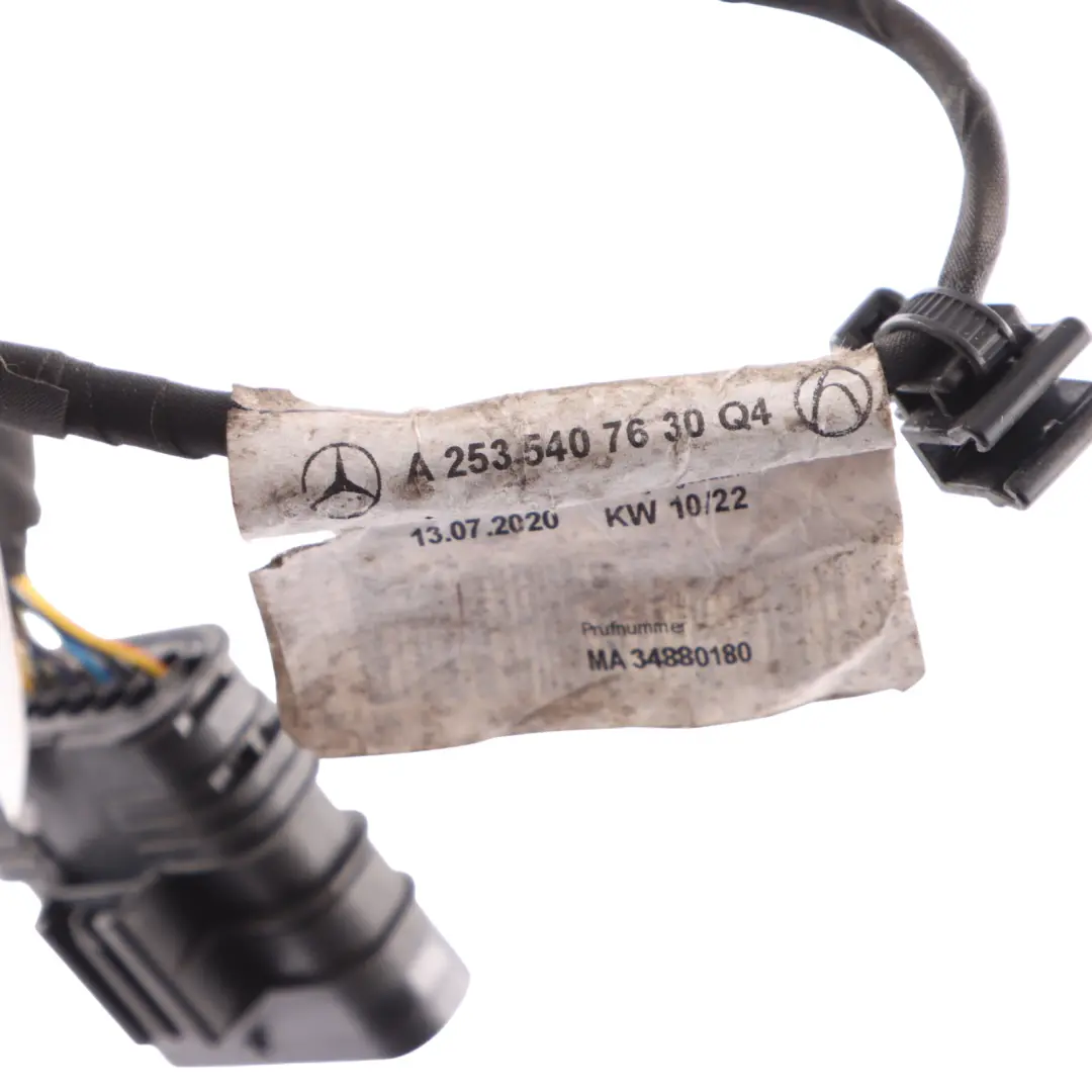 Bumper Cable Wiring Loom PDC Harness to Mercedes X253 Rear with Part number A2535407630 Mercedes X253 Rear Bumper Cable Wiring Loom PDC Harness - SKU A2535407630 - Part number A2535407630