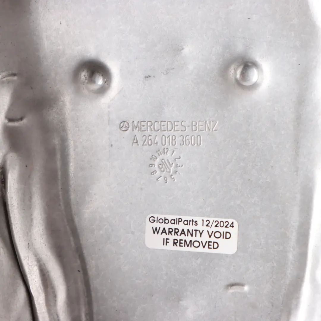 M264 Hitzeschild Abschirmung Abdeckung Rechts für Mercedes W205 W213 mit Teilenummer A2640183600 Mercedes W205 W213 M264 Hitzeschild Abschirmung Abdeckung Rechts - SKU A2640183600 - Teilenummer A2640183600