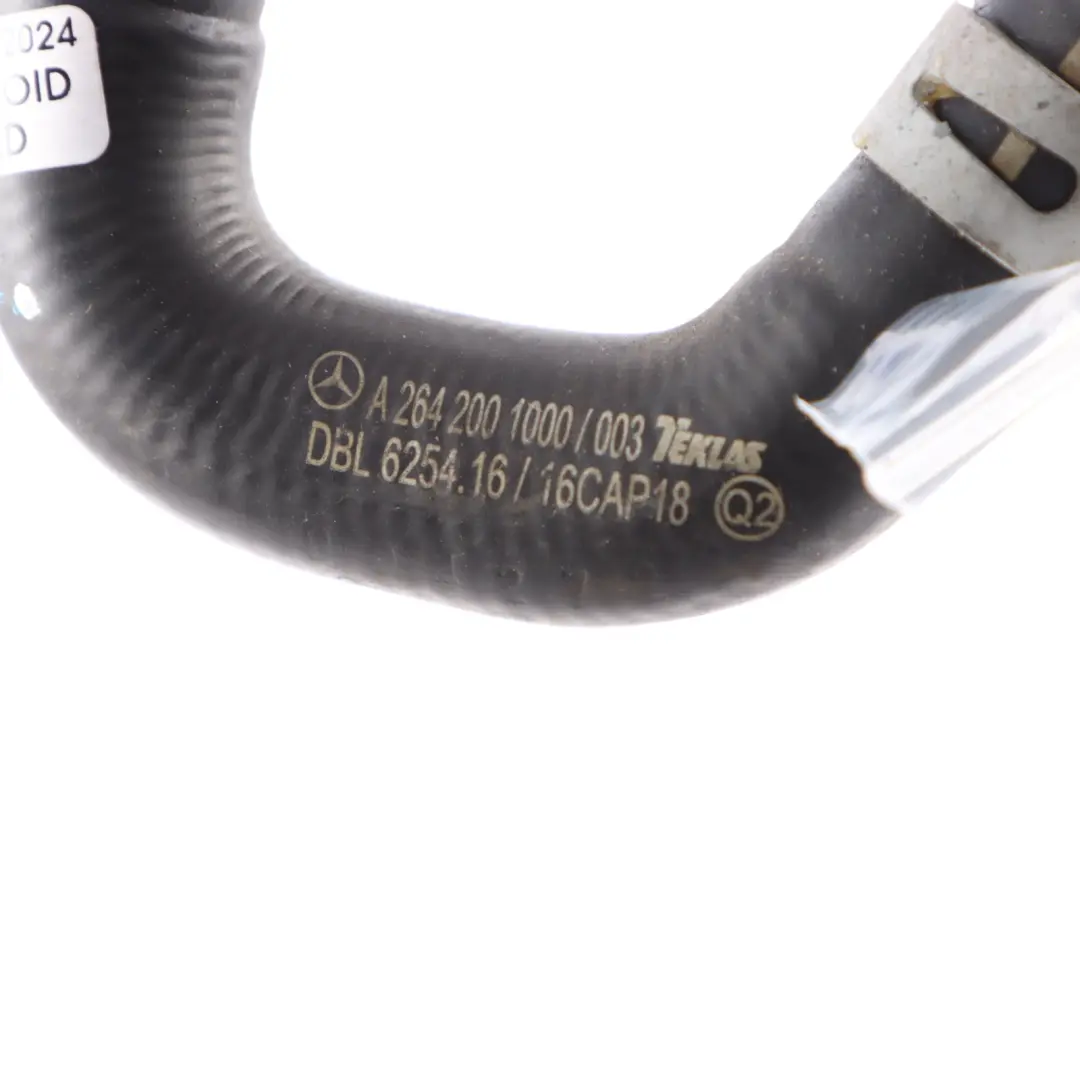 C200 Coolant Line Water Hose Petrol Engine M264 to Mercedes W205 with Part number A2642001000 Mercedes W205 C200 Coolant Line Water Hose Petrol Engine M264 - SKU A2642001000 - Part number A2642001000