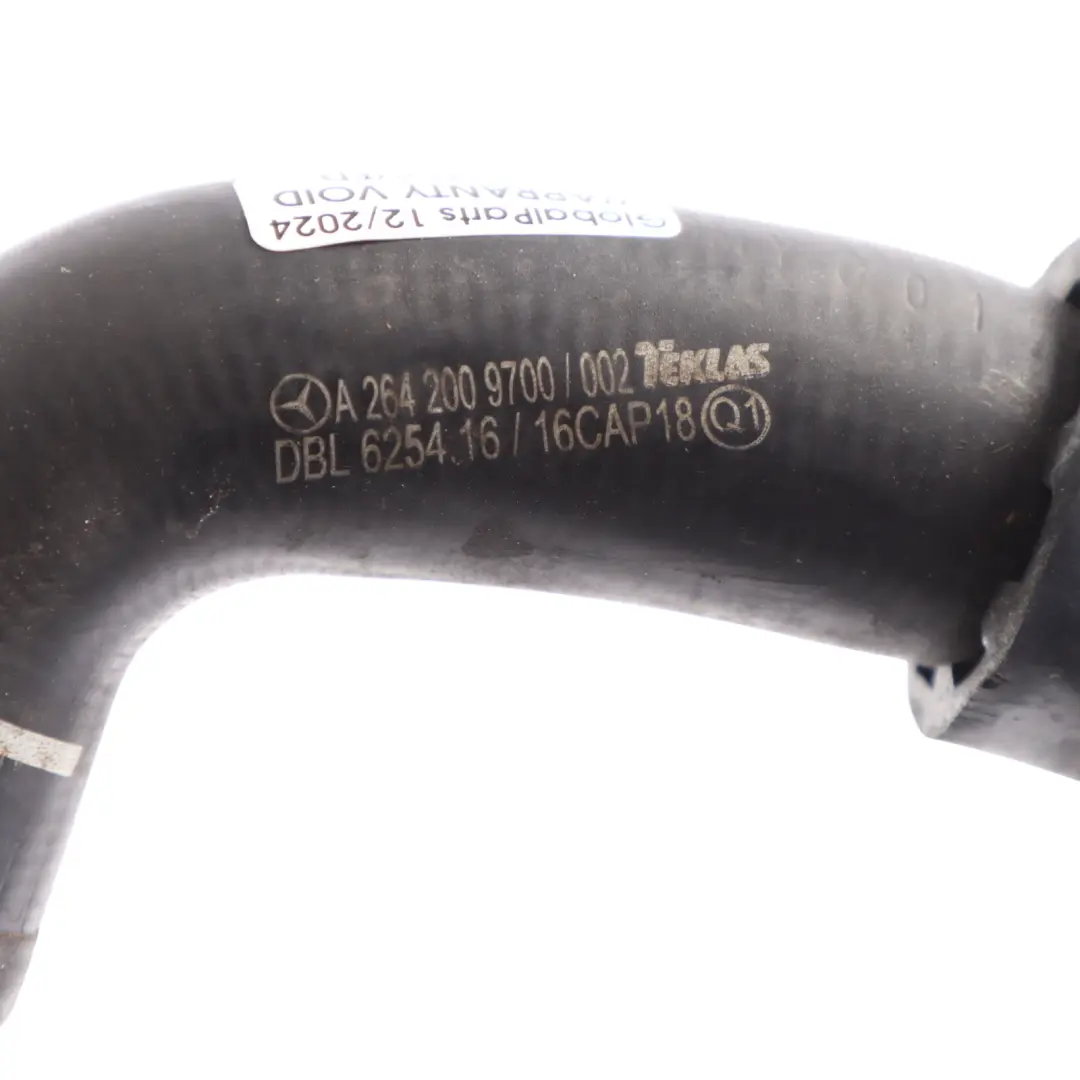 Mercedes W205 M264 Coolant Air Conditioning Pipe A/C Hose Line Tube - SKU A2642009700 - Part number A2642009700