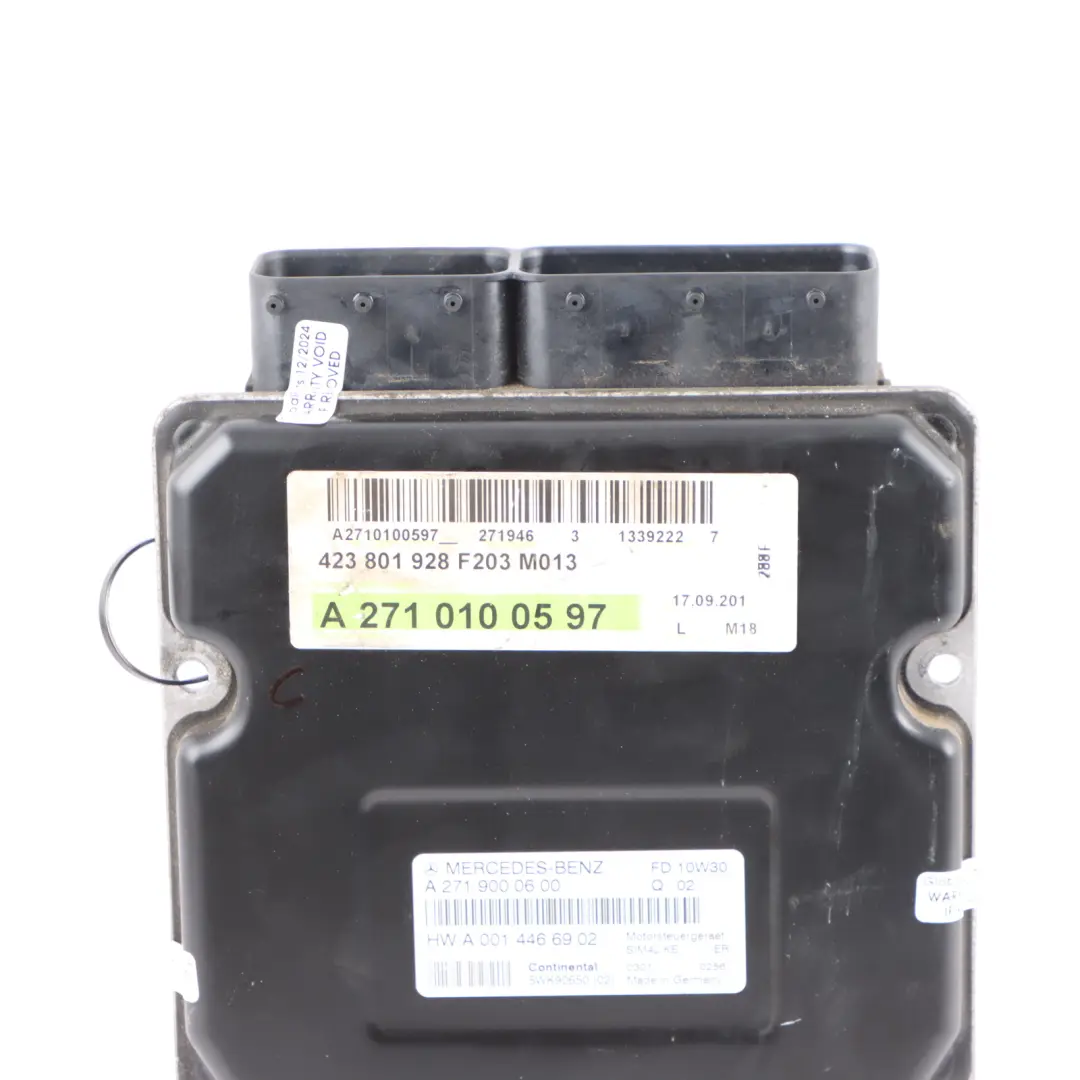 C180 Kompressor M271.946 Engine Unit ECU Automatic to Mercedes CL203 with Part number A2719000600 Mercedes CL203 C180 Kompressor M271.946 Engine Unit ECU Automatic - SKU A2719000600-2 - Part number A2719000600