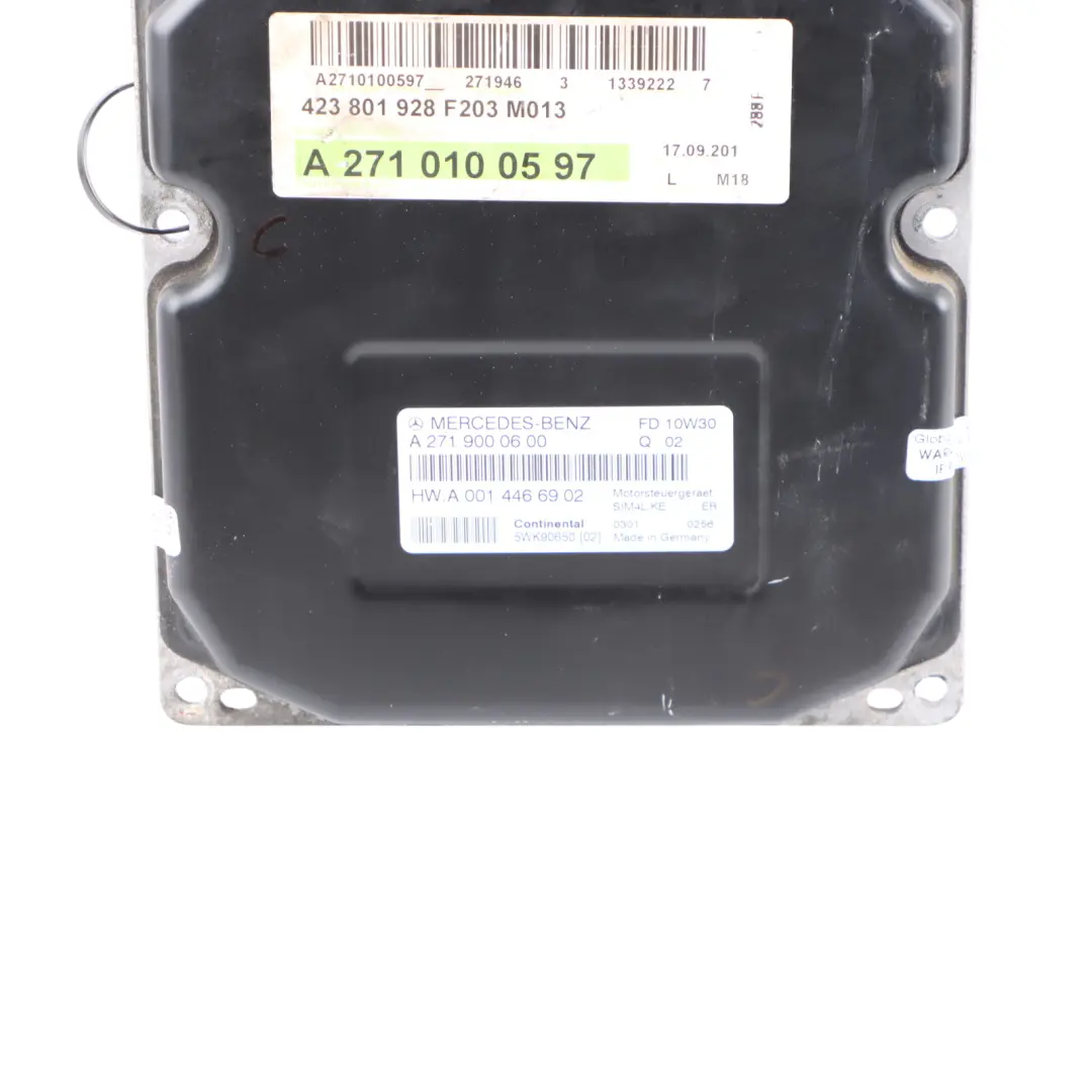 C180 Kompressor M271.946 Engine Unit ECU Automatic to Mercedes CL203 with Part number A2719000600 Mercedes CL203 C180 Kompressor M271.946 Engine Unit ECU Automatic - SKU A2719000600-2 - Part number A2719000600