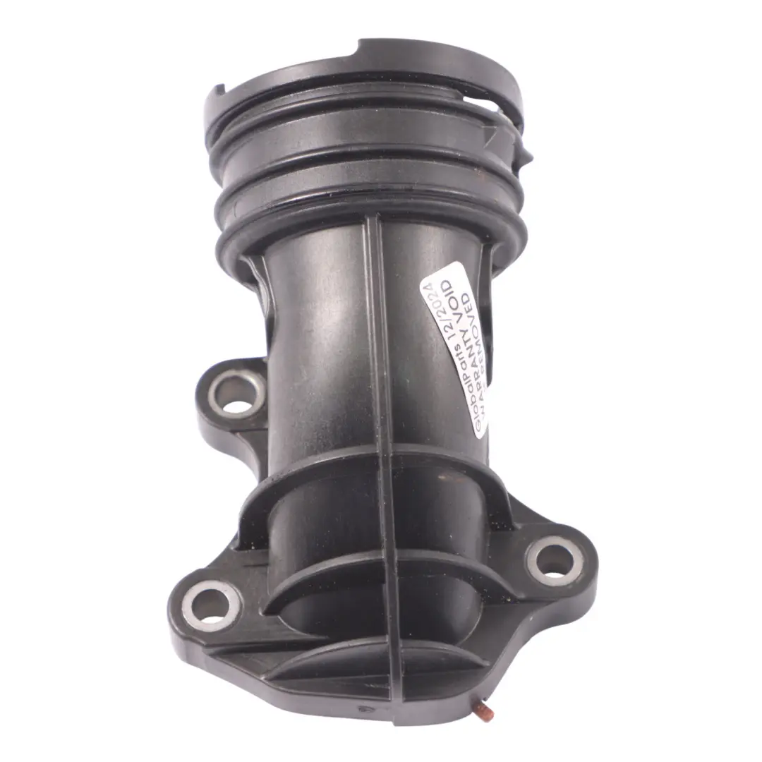 Coolant Fluid Inlet Connection Flange to Mercedes W212 M276 with Part number A2762000156 Mercedes W212 M276 Coolant Fluid Inlet Connection Flange - SKU A2762000156 - Part number A2762000156
