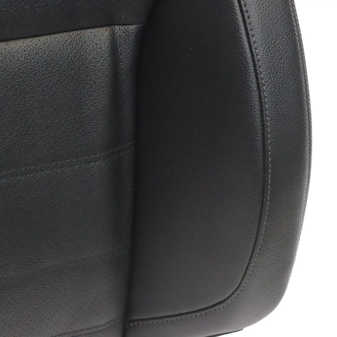 Mercedes W166 Sport Seat Backrest Front Left N/S Heated Imitaion Leather Black - SKU A2929107502 - Part number A2929107502