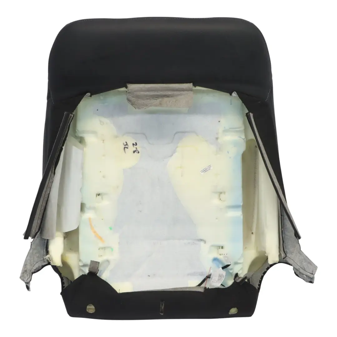 Mercedes W166 Sport Seat Backrest Front Left N/S Heated Imitaion Leather Black - SKU A2929107502 - Part number A2929107502
