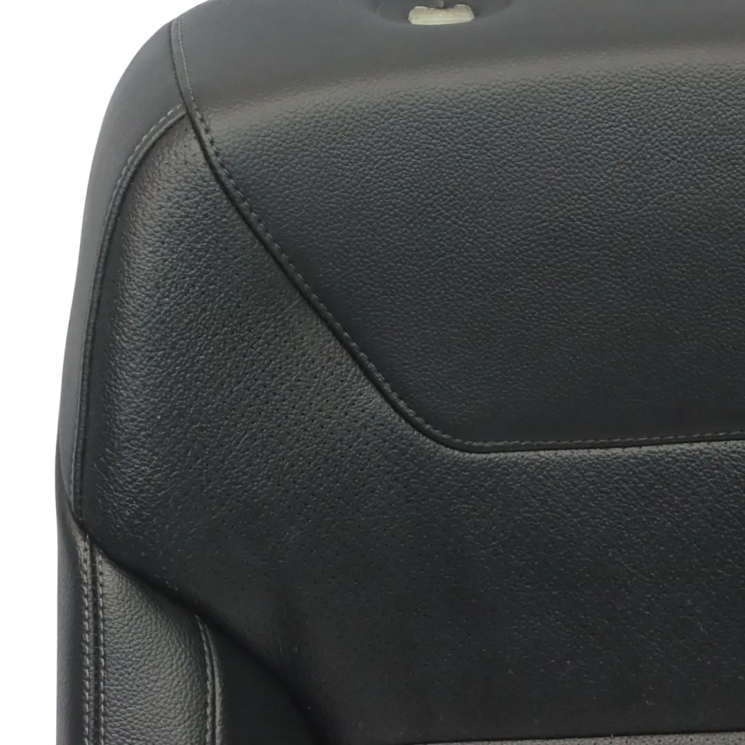 Mercedes W166 Sport Seat Backrest Front Left N/S Heated Imitaion Leather Black - SKU A2929107502 - Part number A2929107502
