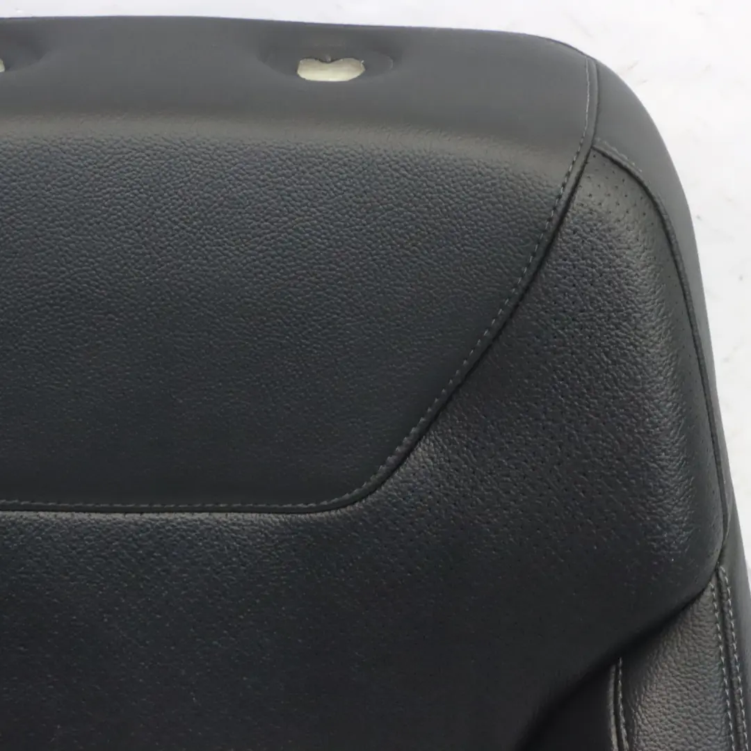 Mercedes W166 Sport Seat Backrest Front Left N/S Heated Imitaion Leather Black - SKU A2929107502 - Part number A2929107502