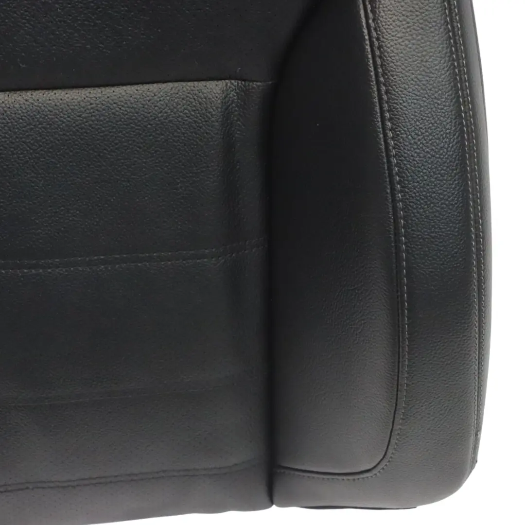Mercedes W166 Sport Seat Backrest Front Left N/S Heated Imitaion Leather Black - SKU A2929107502 - Part number A2929107502