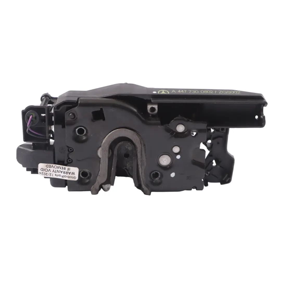 Serratura porta laterale scorrevole destra Scrocco per Mercedes W447 con numero di parte A4477300802 Mercedes W447 Serratura porta laterale scorrevole destra Scrocco - SKU A4477300802 - Numero di parte A4477300802