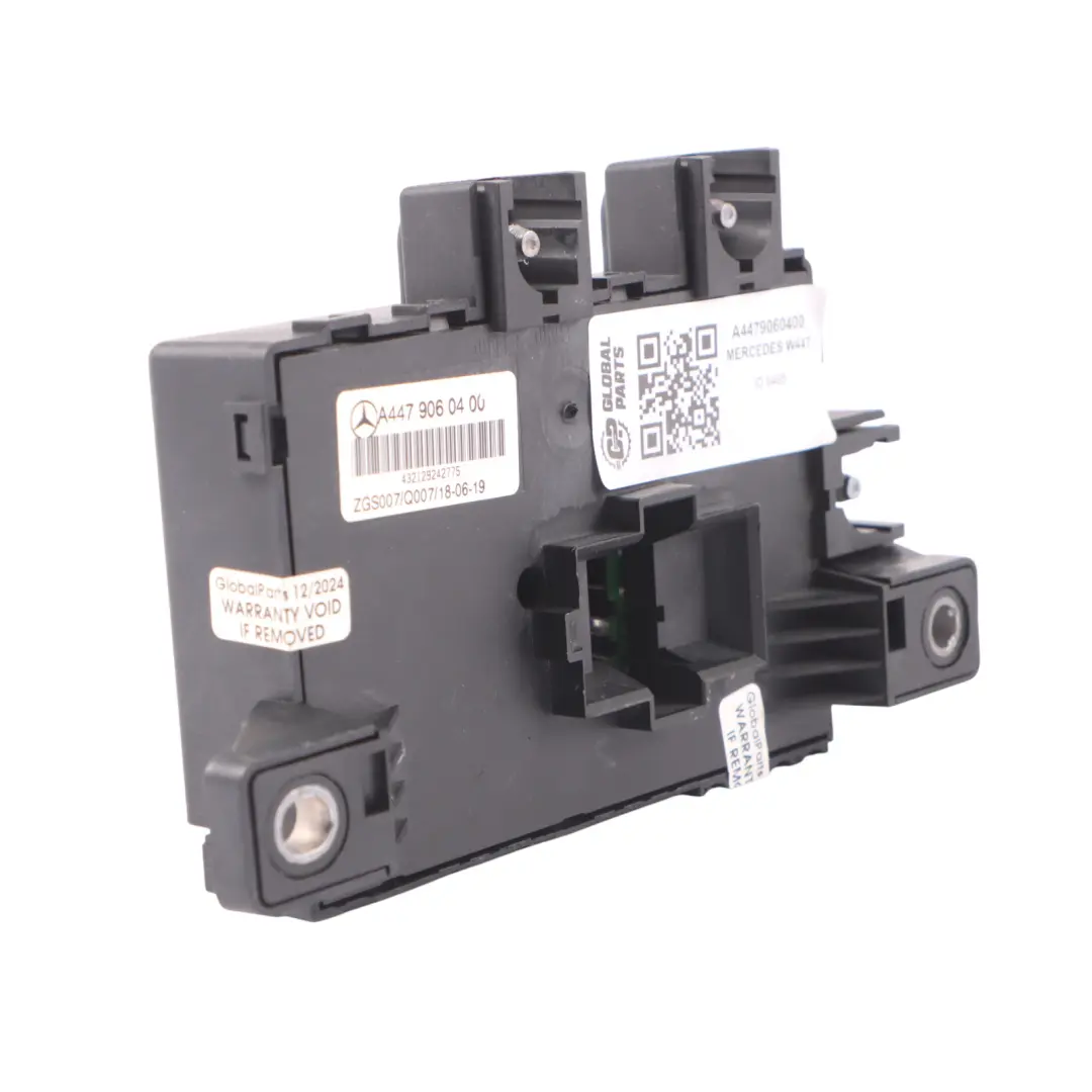 Sicherung Relais Box Modul Steuergerät für Mercedes W447 mit Teilenummer A4479060400 Mercedes W447 Sicherung Relais Box Modul Steuergerät - SKU A4479060400 - Teilenummer A4479060400