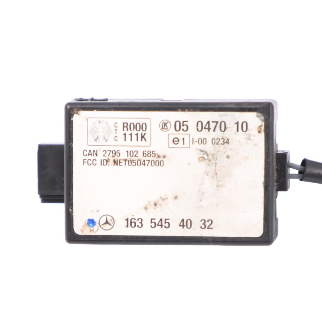  Mercedes-Benz ML W163 270 CDI Kit ECU Control Motor Llave Automática - SKU A6121533279-1 - Número de pieza A6121533279
