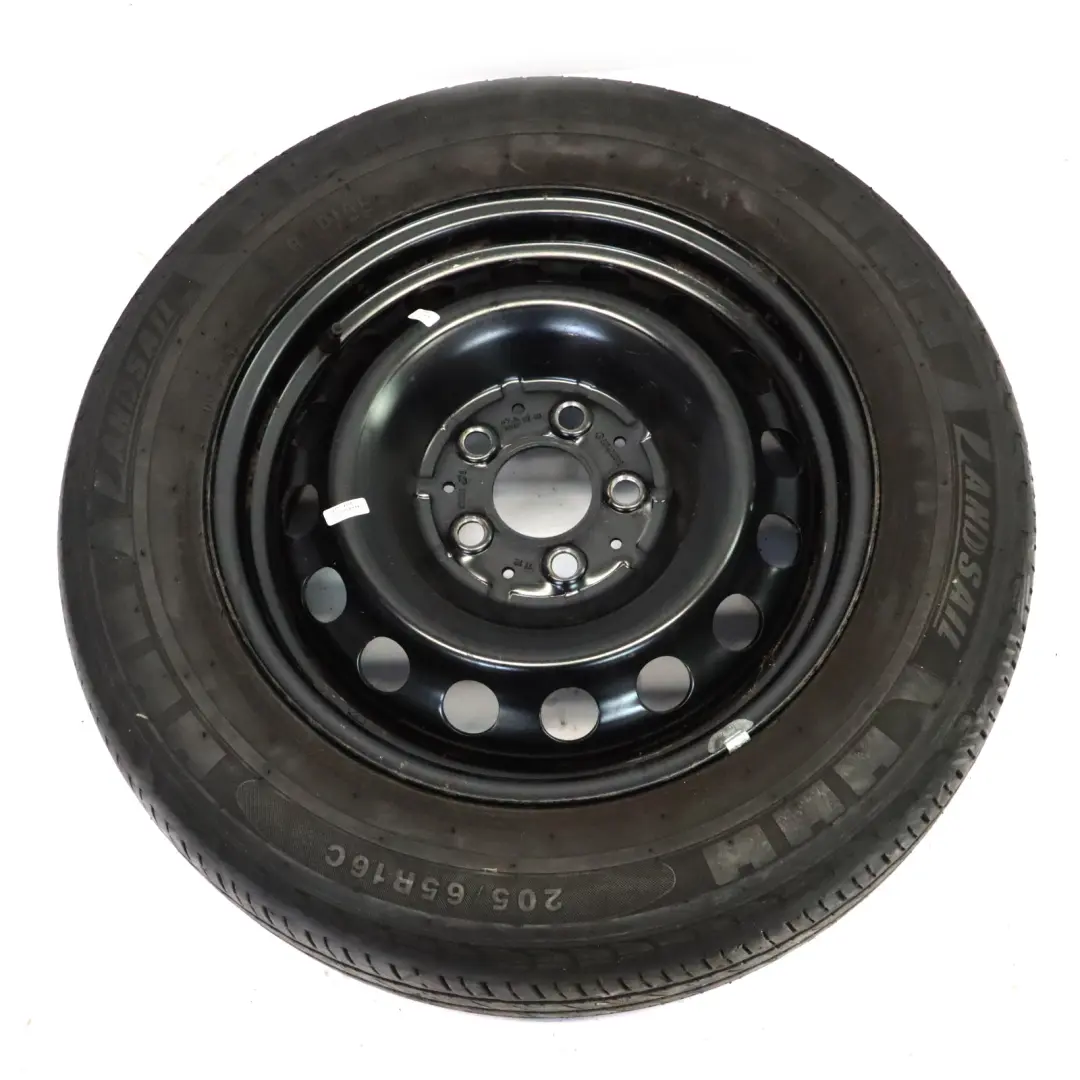  Llanta de acero Mercedes W639 con neumático 16" 6,5J ET:60 205/65 - SKU A6394013302-3 - Número de pieza A6394013302