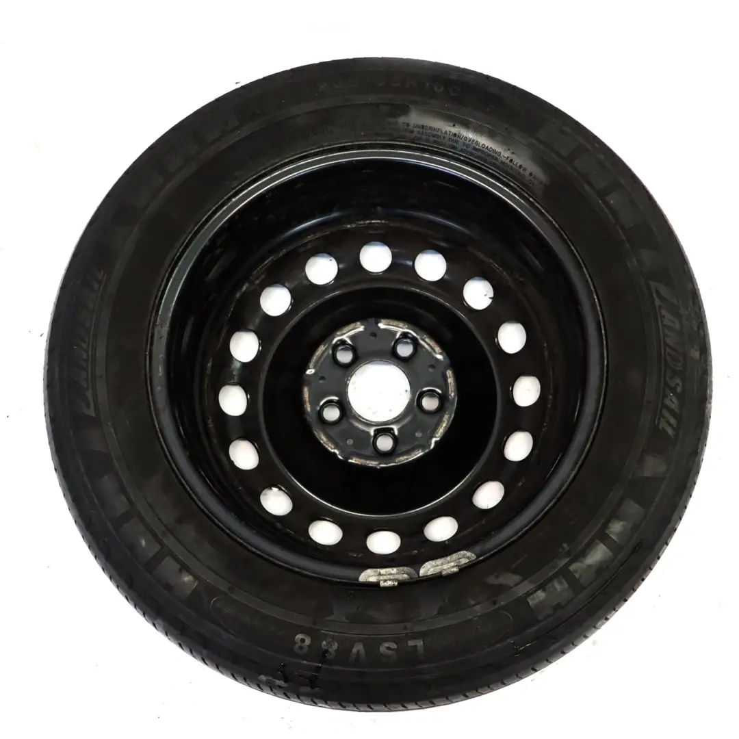  Llanta de acero Mercedes W639 con neumático 16" 6,5J ET:60 205/65 - SKU A6394013302-3 - Número de pieza A6394013302