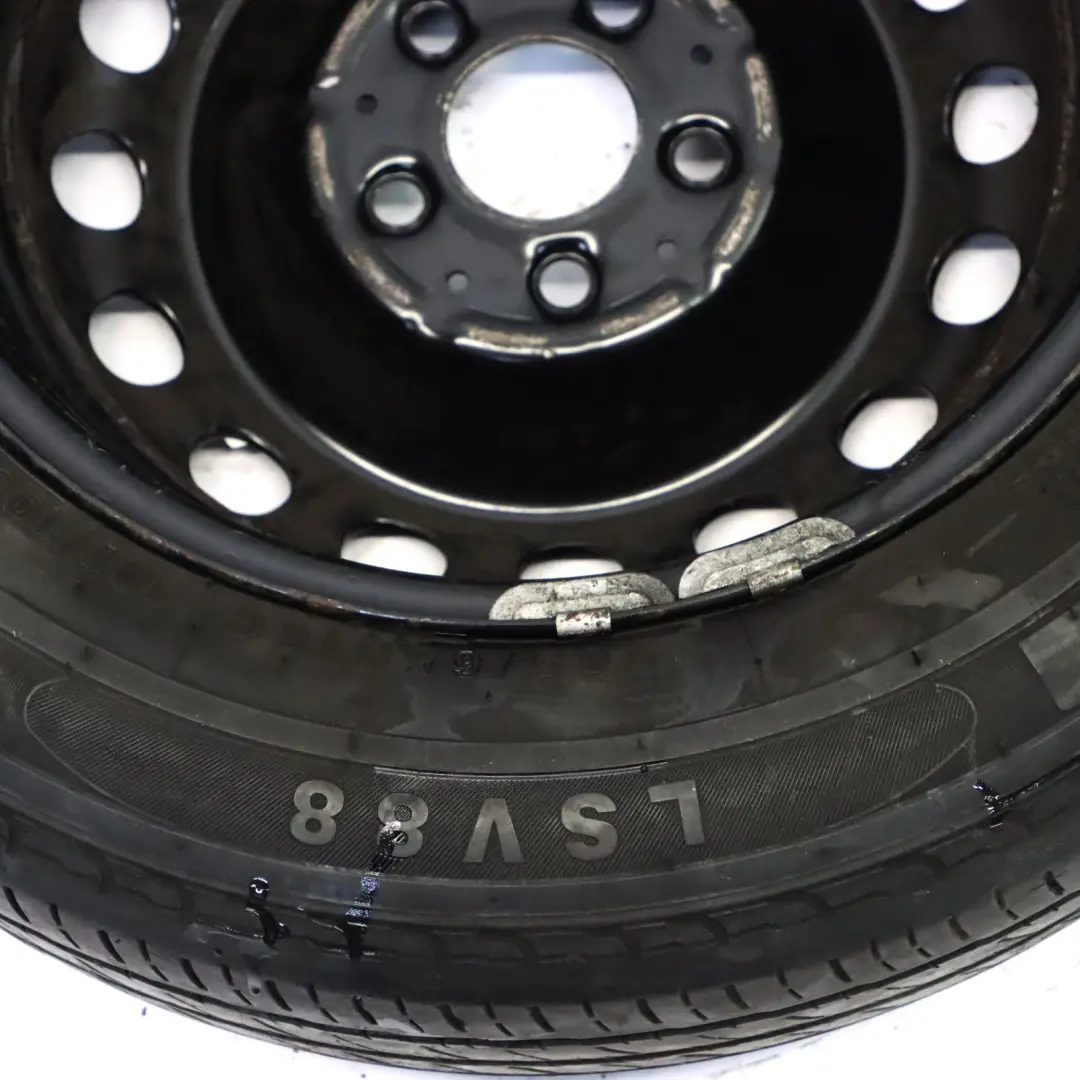  Llanta de acero Mercedes W639 con neumático 16" 6,5J ET:60 205/65 - SKU A6394013302-3 - Número de pieza A6394013302
