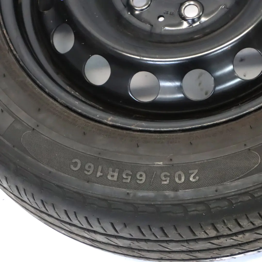 Mercedes W639 Steel Rim Wheel With Tyre 16" 6,5J ET:60 205/65 - SKU A6394013302-3 - Part number A6394013302