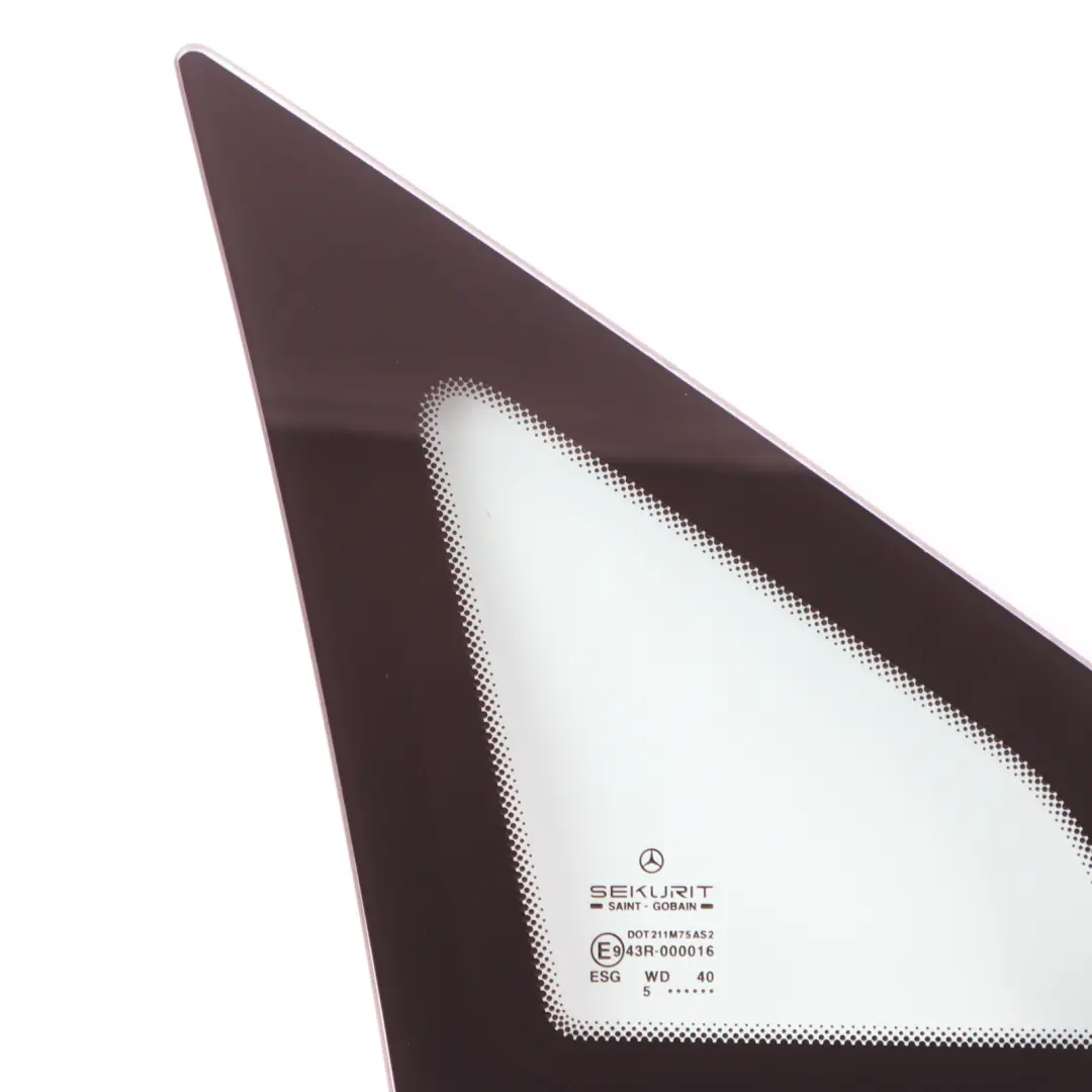 Front Window Quarter Glass Triangle Right O/S AS2 to Mercedes W639 with Part number A6396737005 Mercedes W639 Front Window Quarter Glass Triangle Right O/S AS2 - SKU A6396737005 - Part number A6396737005