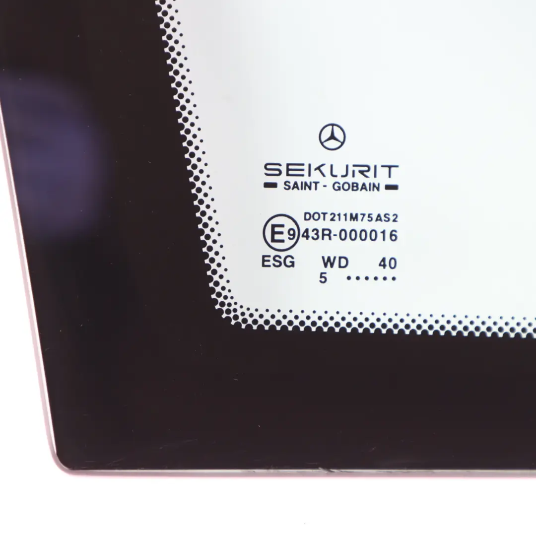 Mercedes W639 Front Window Quarter Glass Triangle Right O/S AS2 - SKU A6396737005 - Part number A6396737005