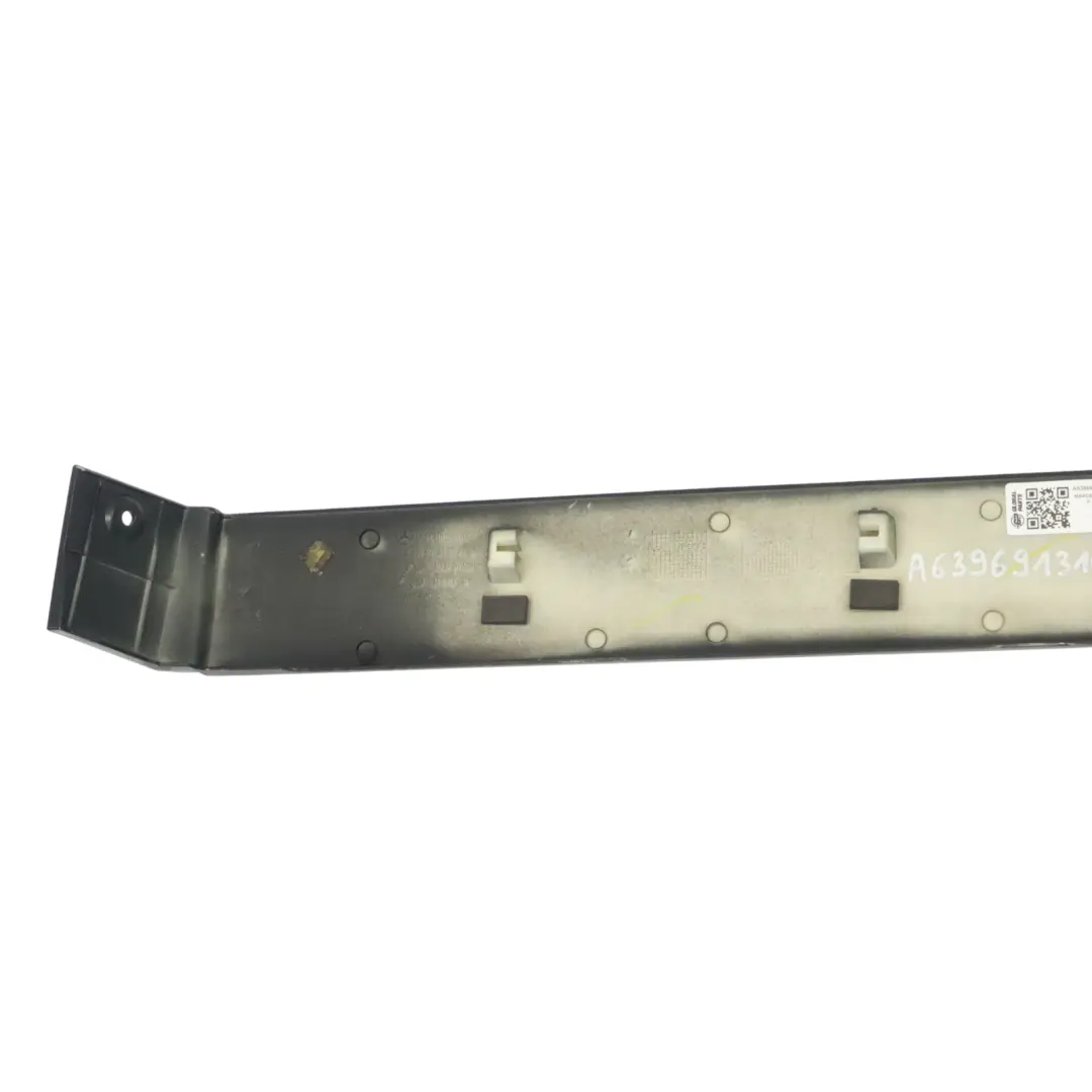 Mercedes W639 Side Rail Cover Rear Right O/S Sliding Door Obsidian Black - 197 - SKU A6396913108-OB - Part number A6396913108