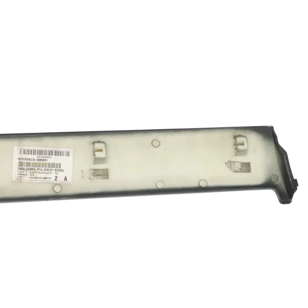 Mercedes W639 Side Rail Cover Rear Right O/S Sliding Door Obsidian Black - 197 - SKU A6396913108-OB - Part number A6396913108