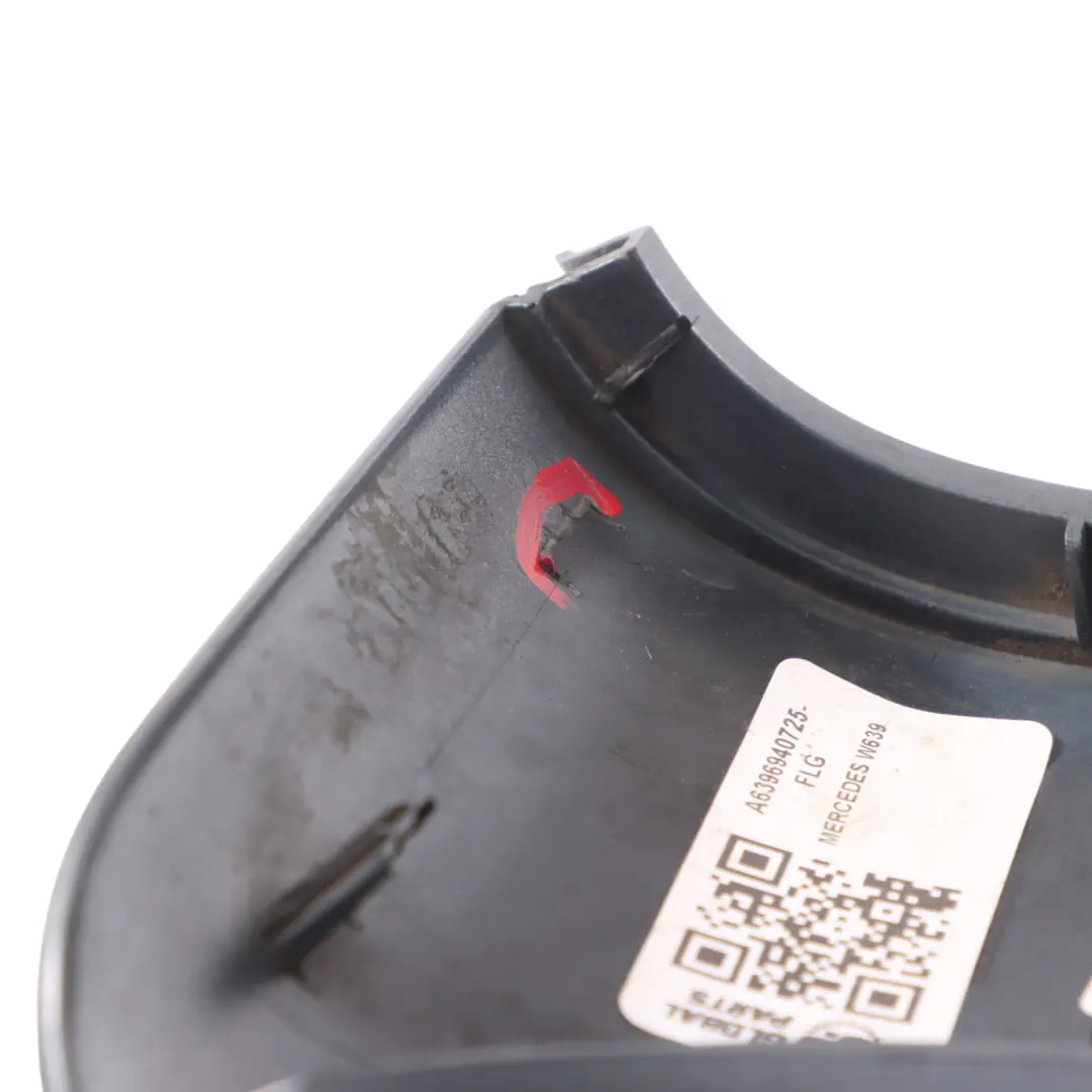 Bumper Corner Edge Left N/S Trim Flint Grey - 368 to Mercedes Vito W639 Rear with Part number A6396940725 Mercedes Vito W639 Rear Bumper Corner Edge Left N/S Trim Flint Grey - 368 - SKU A6396940725-FLG - Part number A6396940725