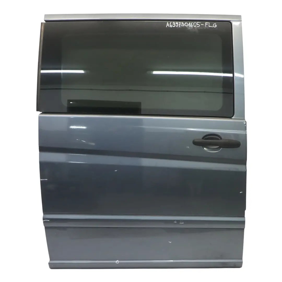 Sliding Door Side Rear Right O/S Flint Grey - 368 to Mercedes Vito Viano W639 with Part number A6397301605 Mercedes Vito Viano W639 Sliding Door Side Rear Right O/S Flint Grey - 368 - SKU A6397301605-FLG - Part number A6397301605