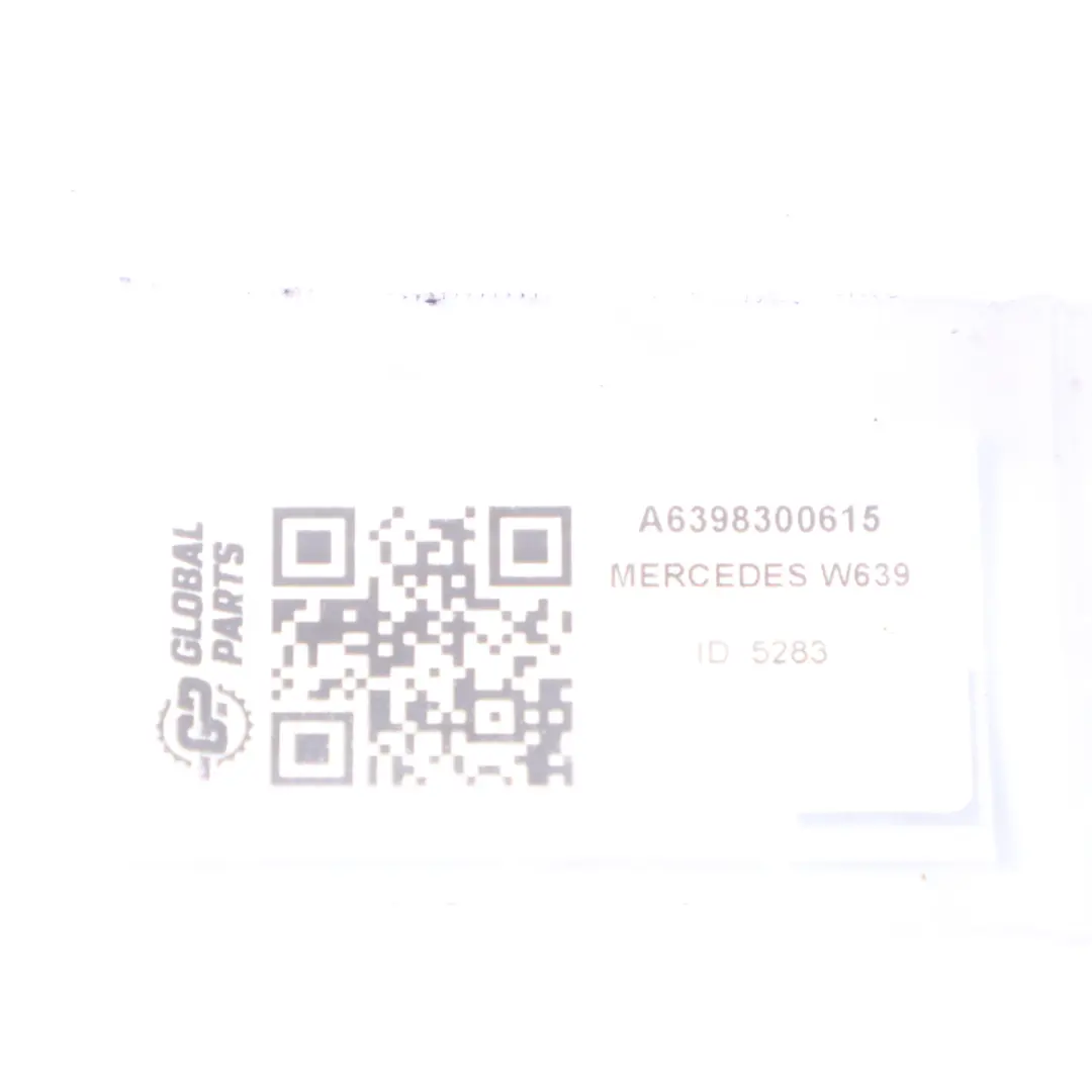Mercedes W639 Przewód Wody - SKU A6398300615 - Numer Części A6398300615
