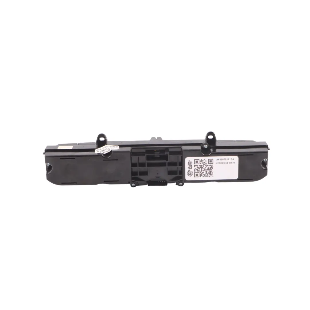 Mercedes W639 Switch Control Panel Block ASR Hazard Lights - SKU A6398701910-4 - Part number A6398701910