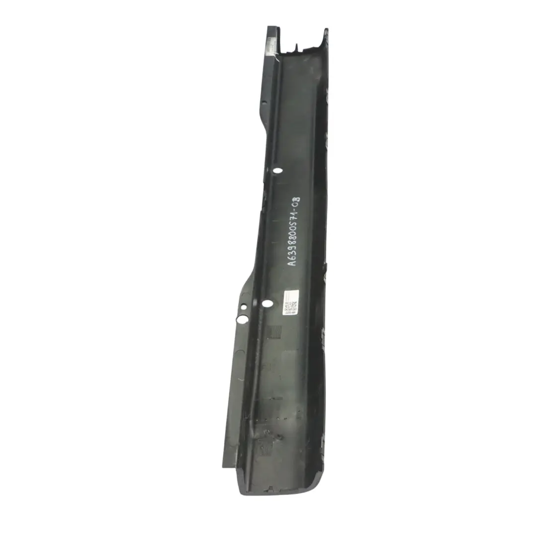 Bumper Centre Holder Bracket Obsidian Black - 197 Mercedes Vito W639 Rear - SKU A6398800571-OB - Part number A6398800571