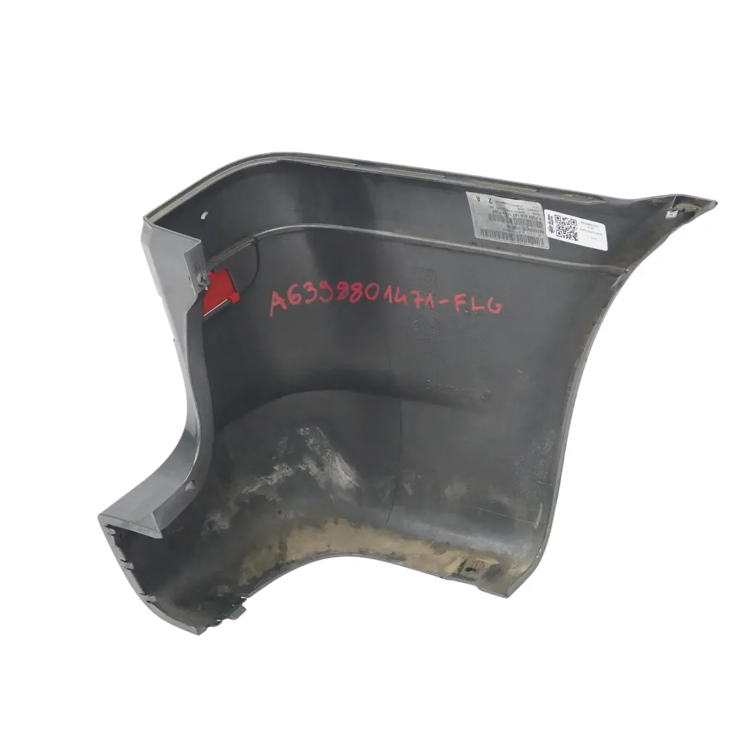 Mercedes Vito W639 Rear Bumper Left N/S Side Corner Trim Flint Grey - 368 - SKU A6398801471-FLG - Part number A6398801471