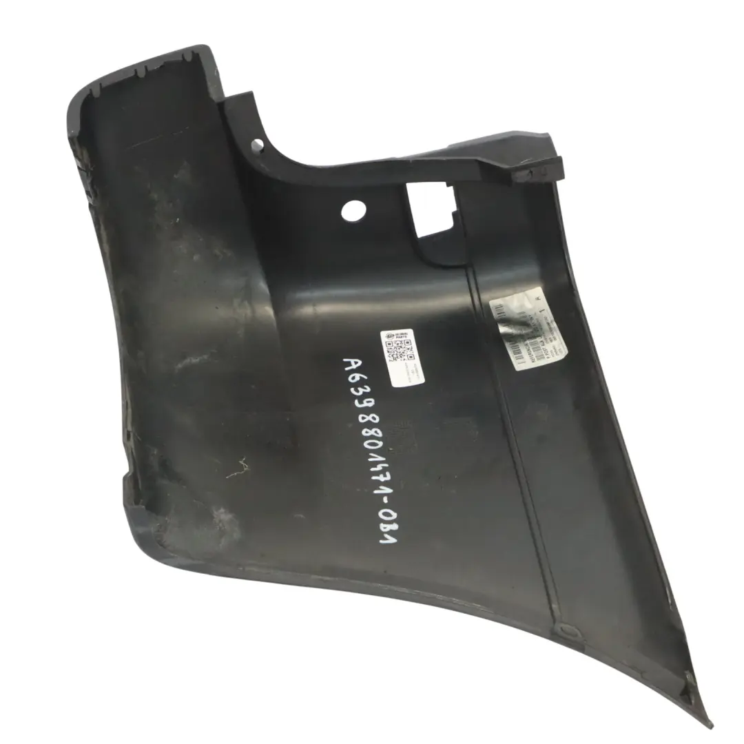 Paraurti posteriore sinistro Angolo Obsidian Black - 197 per Mercedes Vito W639 con numero di parte A6398801471 Mercedes Vito W639 Paraurti posteriore sinistro Angolo Obsidian Black - 197 - SKU A6398801471-OB1 - Numero di parte A6398801471