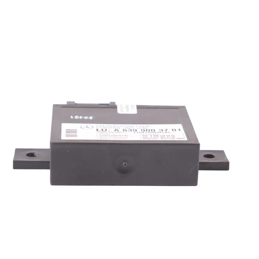 Módulo de control de la presión de los neumáticos para Mercedes W639 con número de pieza A6399003701 Mercedes W639 Módulo de control de la presión de los neumáticos - SKU A6399003701 - Número de pieza A6399003701