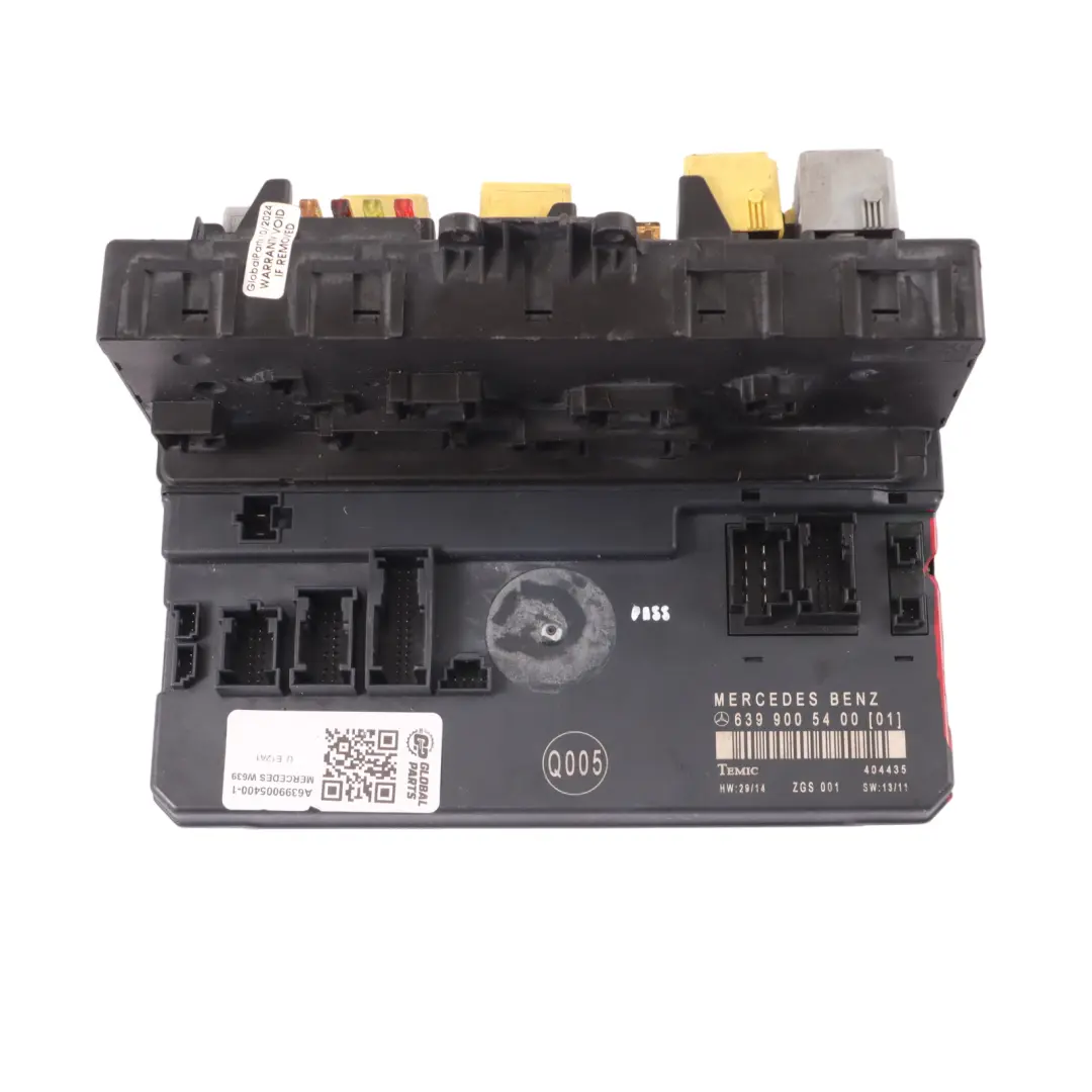 Scatola Fusibili Elettrico Controllo Relè SAM Mercedes Vito W639 - SKU A6399005400-1 - Numero di parte A6399005400