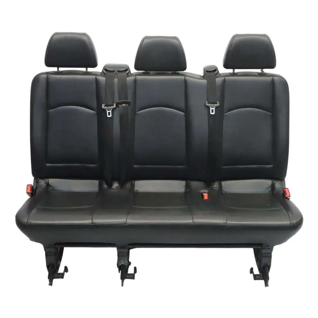Seats 2nd Row Three Seater Bench Leather Anthracite to Mercedes Vito W639 Rear with Part number A6399505208 Mercedes Vito W639 Rear Seats 2nd Row Three Seater Bench Leather Anthracite - SKU A6399505208 - Part number A6399505208